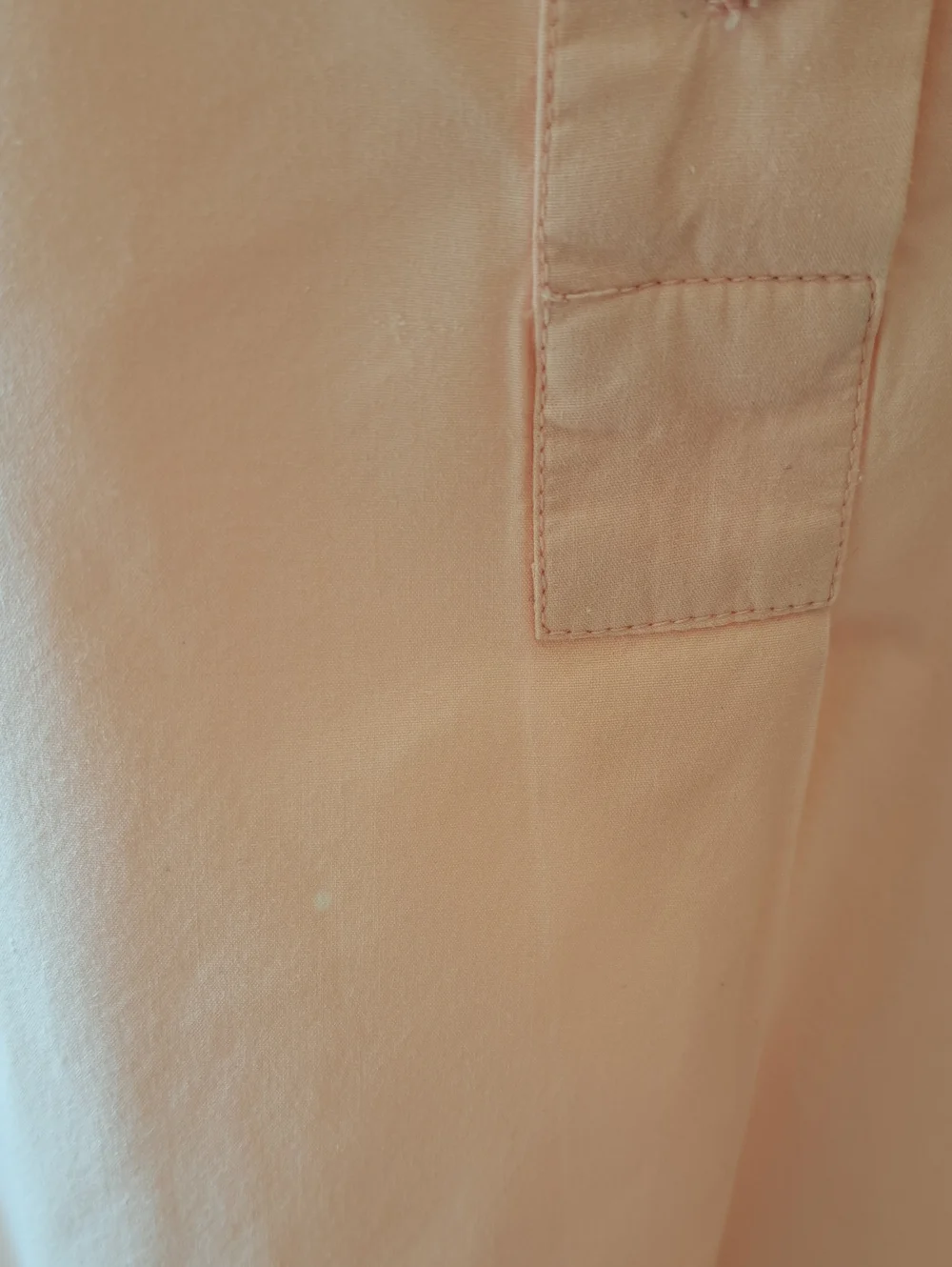 The J. Peterman Company Womens Marie Antoinette Pink Cotton Shirt Dress SM